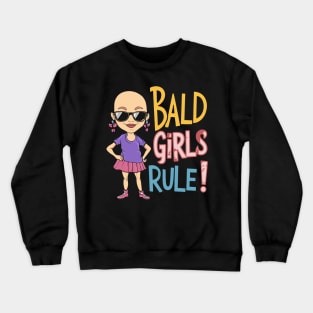 Bald girl Crewneck Sweatshirt